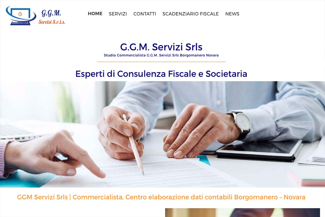 sito web ggm servizi novara